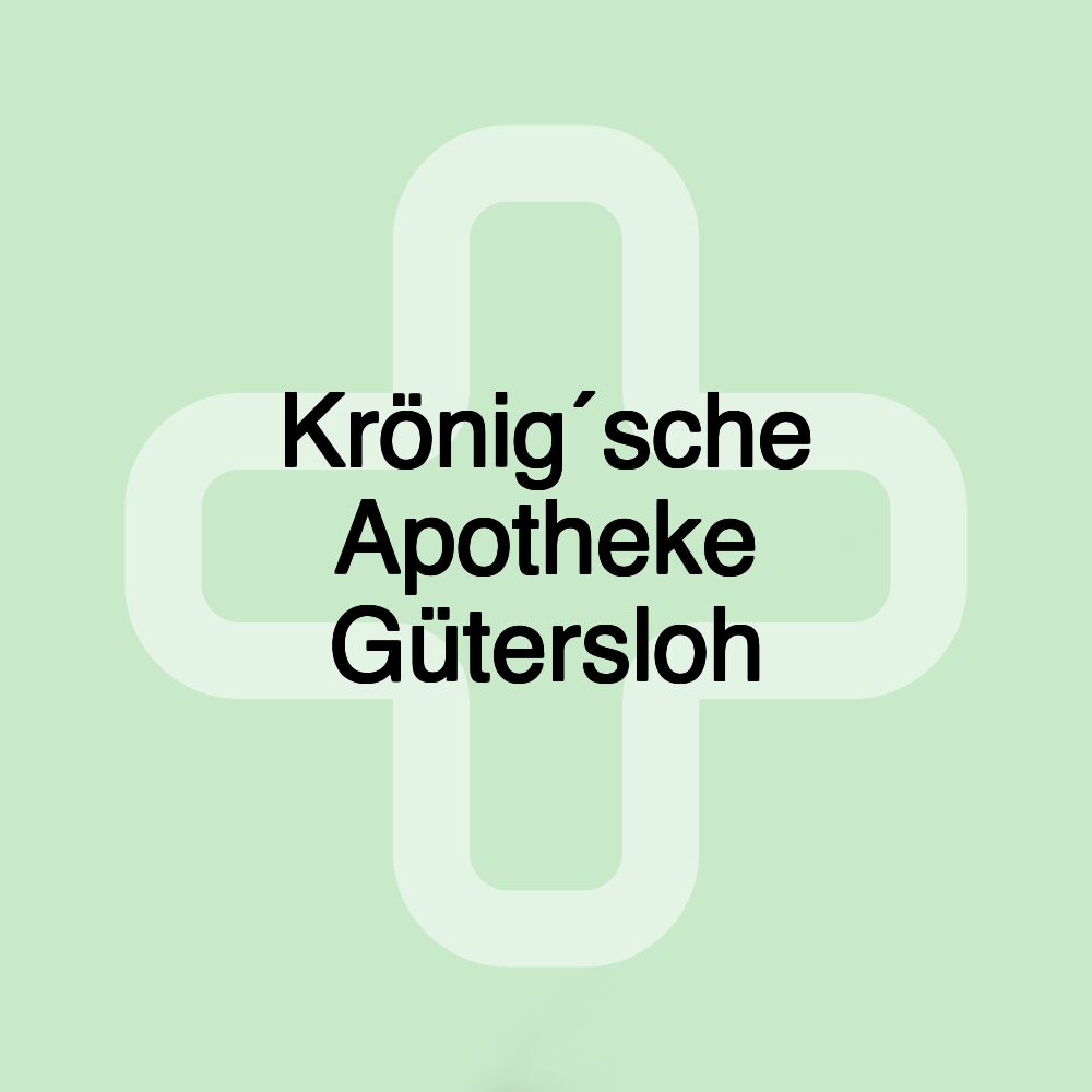 Krönig´sche Apotheke Gütersloh