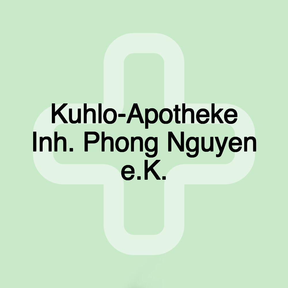 Kuhlo-Apotheke Inh. Phong Nguyen e.K.