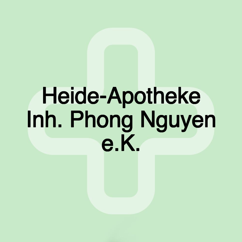 Heide-Apotheke Inh. Phong Nguyen e.K.