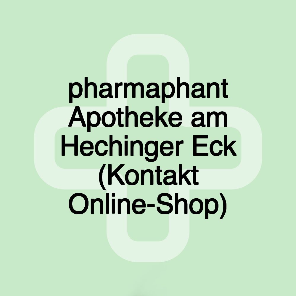 pharmaphant Apotheke am Hechinger Eck (Kontakt Online-Shop)