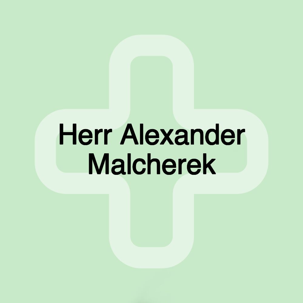 Herr Alexander Malcherek