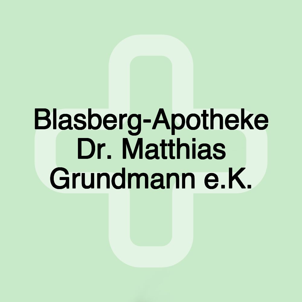 Blasberg-Apotheke Dr. Matthias Grundmann e.K.