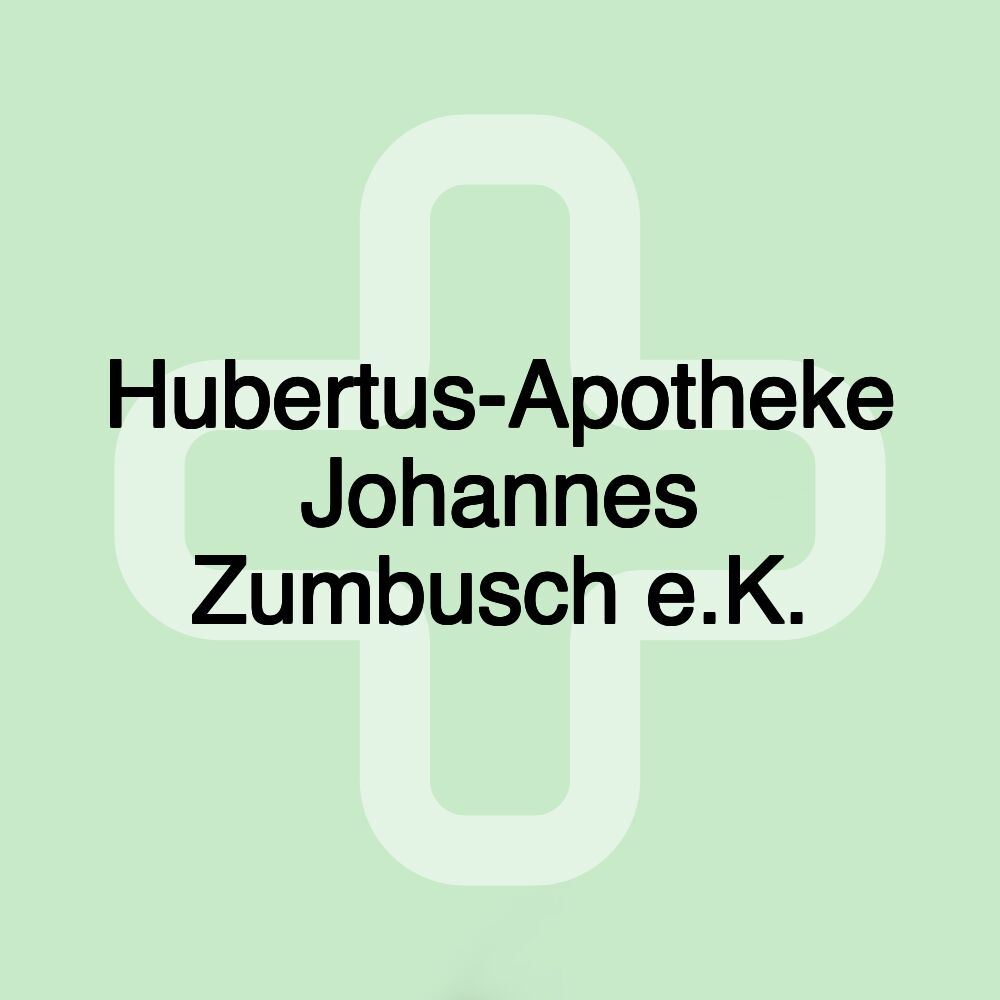 Hubertus-Apotheke Johannes Zumbusch e.K.