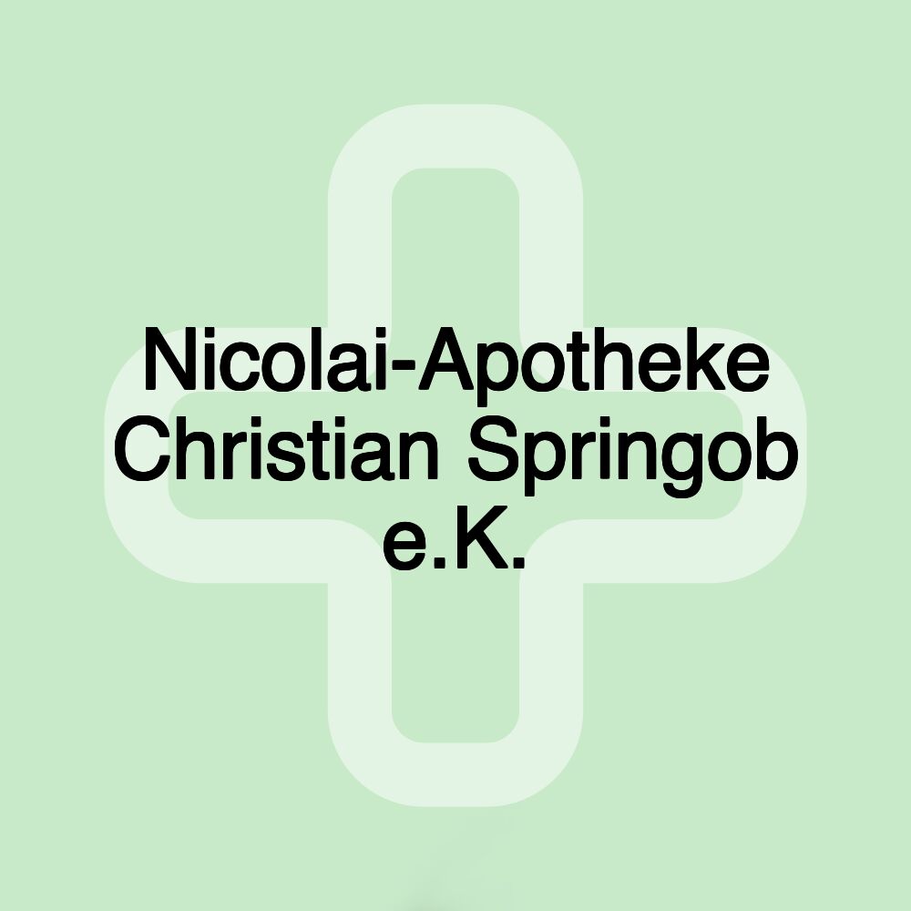 Nicolai-Apotheke Christian Springob e.K.