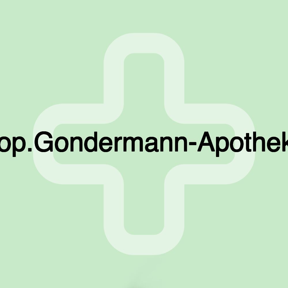 Shop.Gondermann-Apotheken