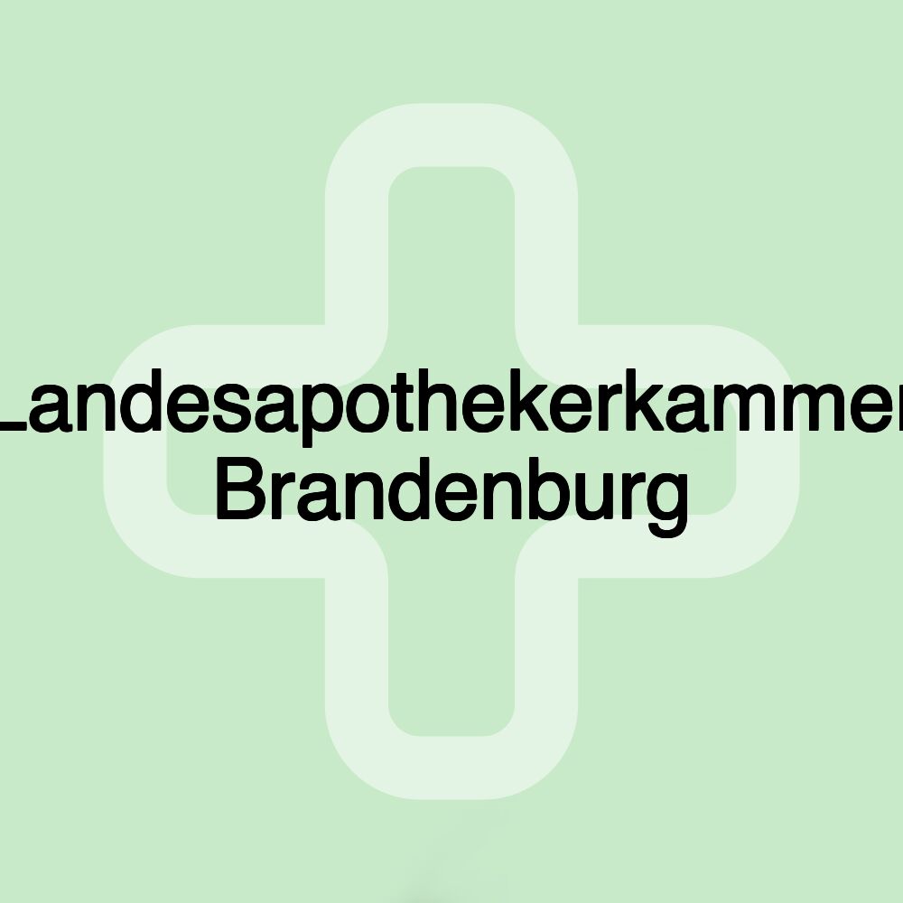 Landesapothekerkammer Brandenburg