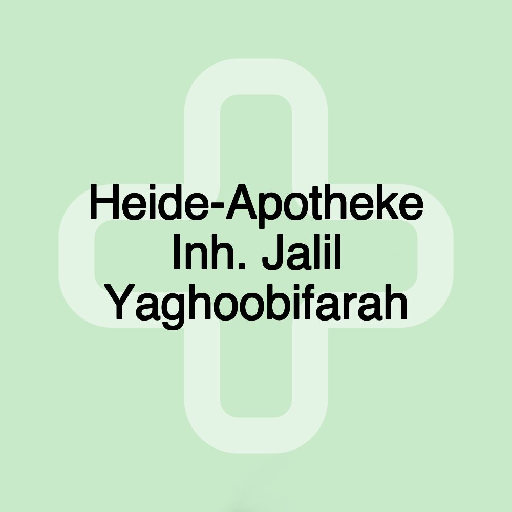 Heide-Apotheke Inh. Jalil Yaghoobifarah