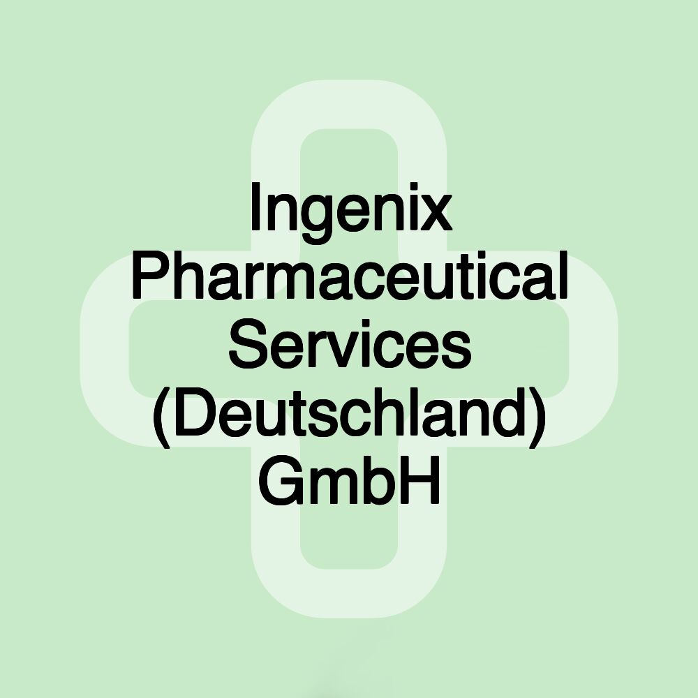 Ingenix Pharmaceutical Services (Deutschland) GmbH