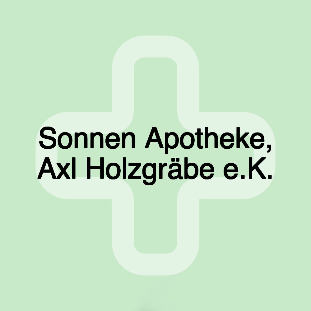 Sonnen Apotheke, Axl Holzgräbe e.K.