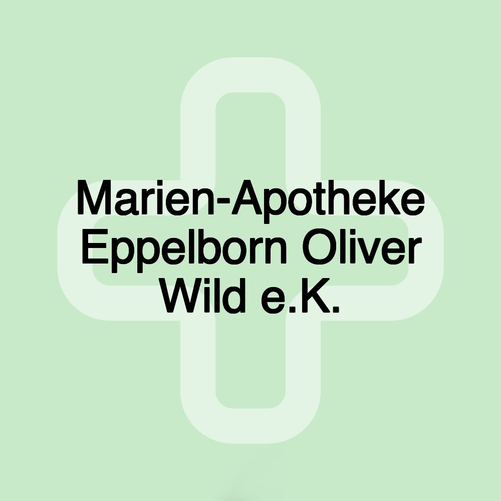 Marien-Apotheke Eppelborn Oliver Wild e.K.