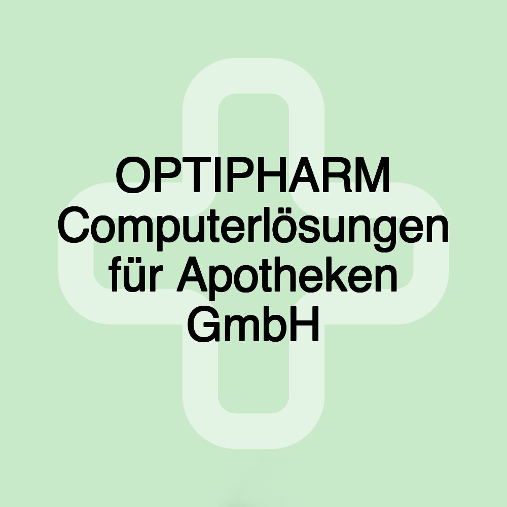 OPTIPHARM Computerlösungen für Apotheken GmbH