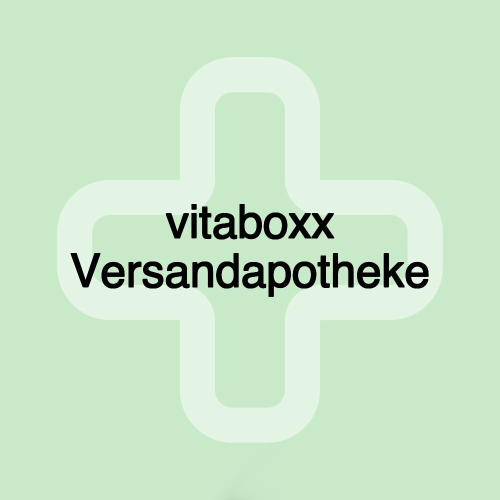 vitaboxx Versandapotheke