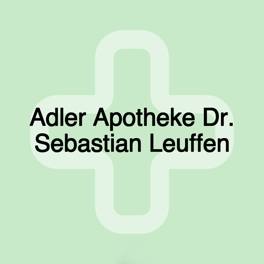 Adler Apotheke Dr. Sebastian Leuffen