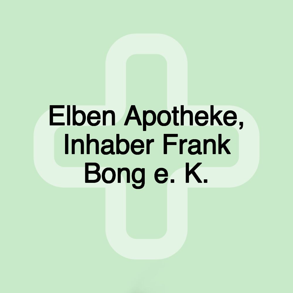 Elben Apotheke, Inhaber Frank Bong e. K.