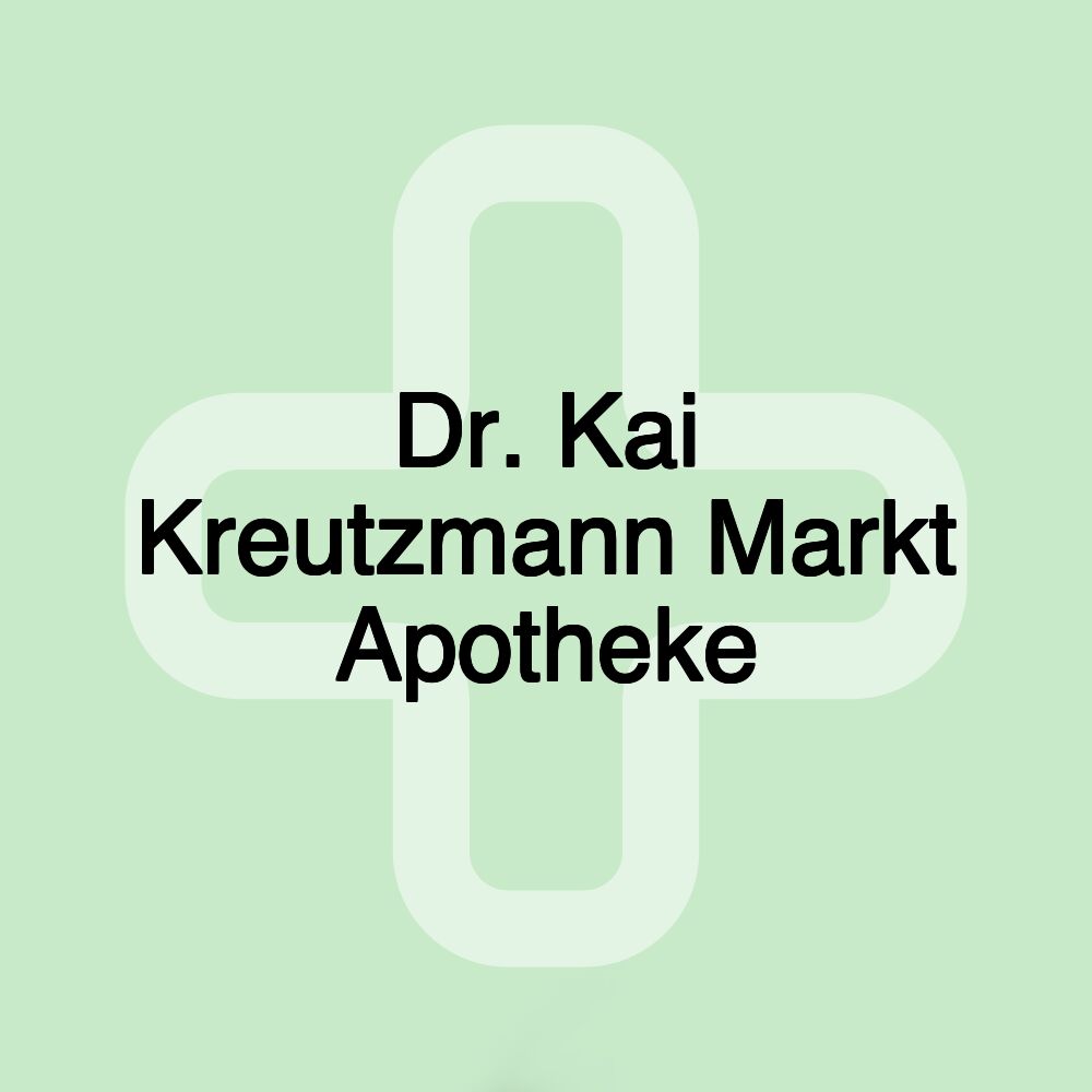 Dr. Kai Kreutzmann Markt Apotheke