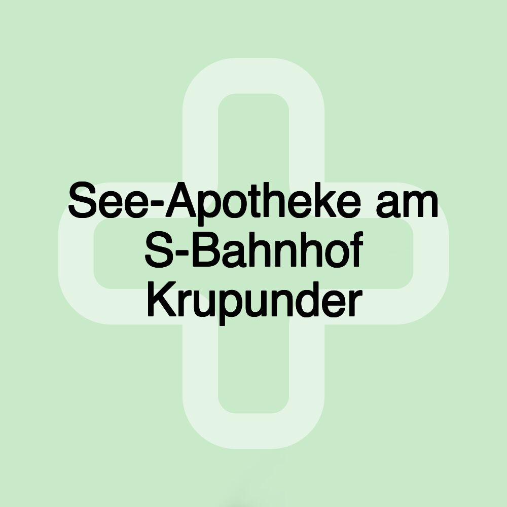 See-Apotheke am S-Bahnhof Krupunder