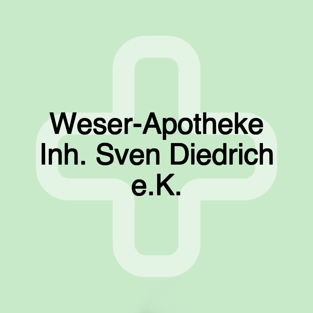 Weser-Apotheke Inh. Sven Diedrich e.K.