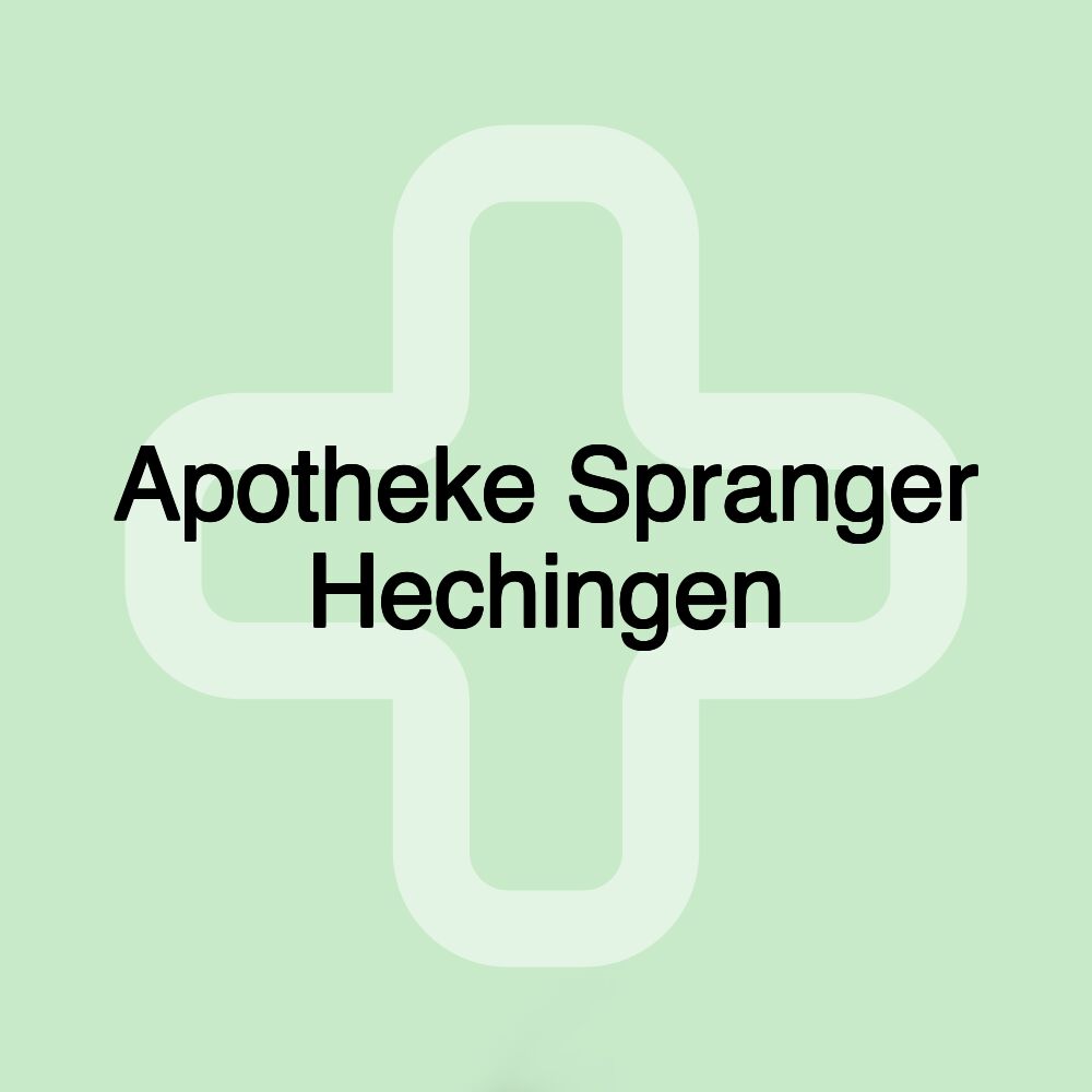 Apotheke Spranger Hechingen