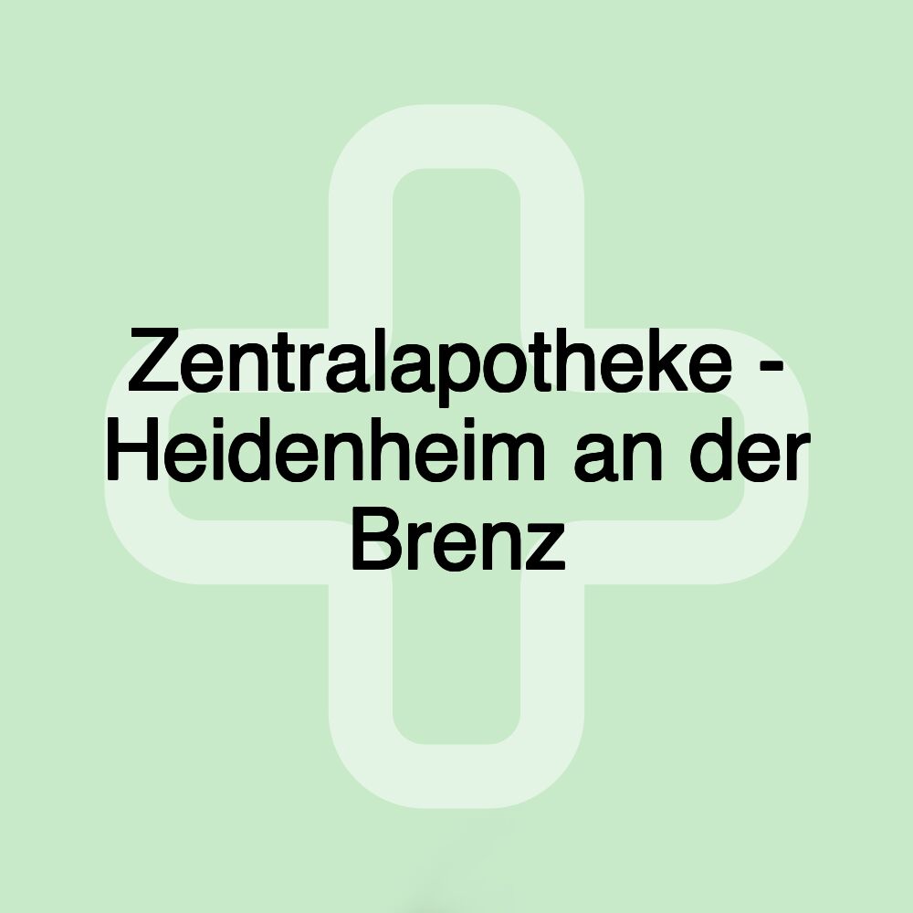 Zentralapotheke - Heidenheim an der Brenz