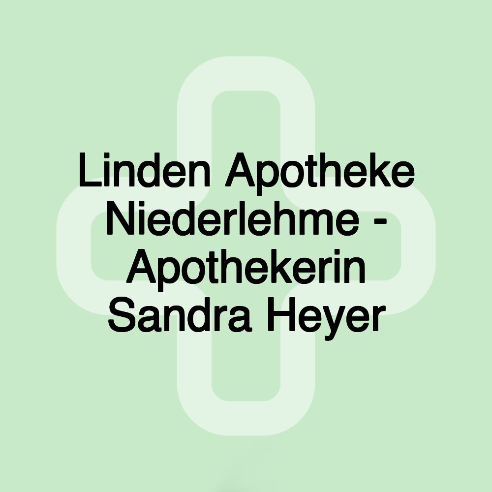 Linden Apotheke Niederlehme - Apothekerin Sandra Heyer