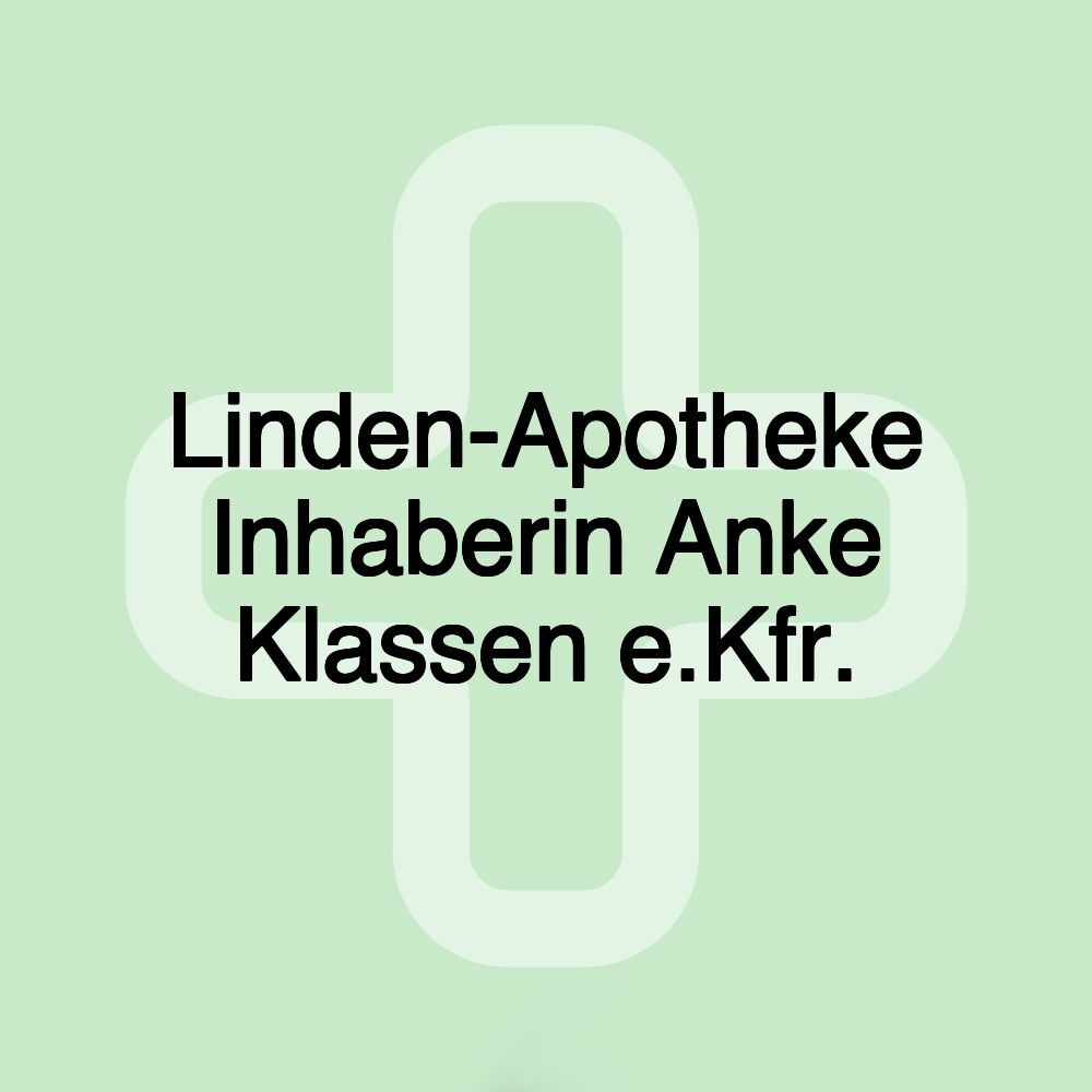 Linden-Apotheke Inhaberin Anke Klassen e.Kfr.