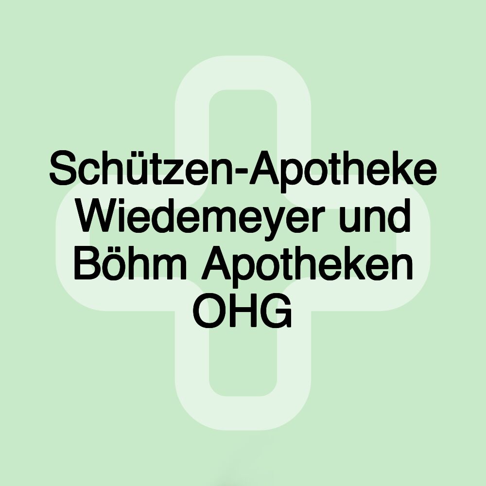 Schützen-Apotheke Wiedemeyer und Böhm Apotheken OHG