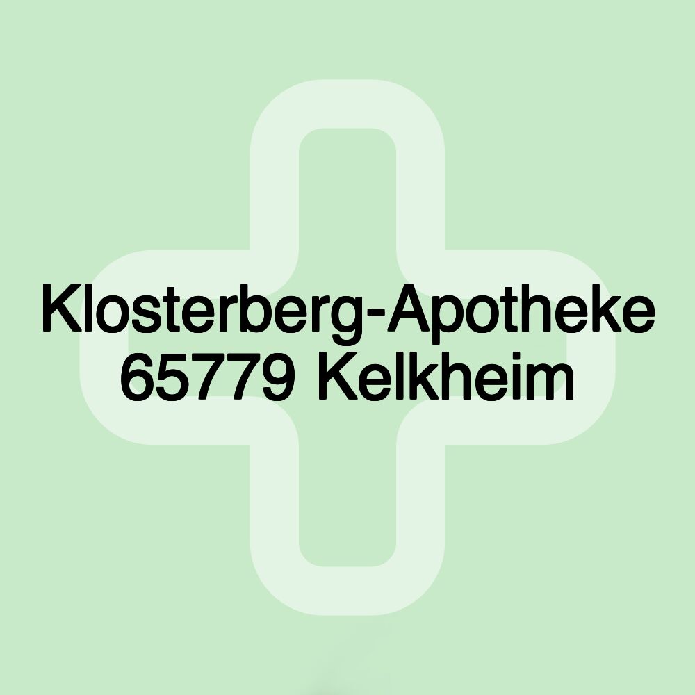 Klosterberg-Apotheke 65779 Kelkheim