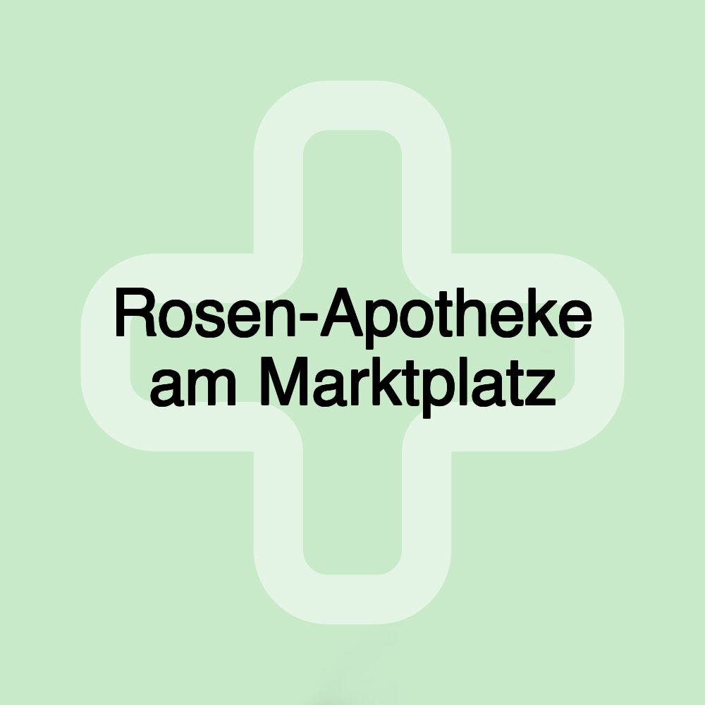 Rosen-Apotheke am Marktplatz