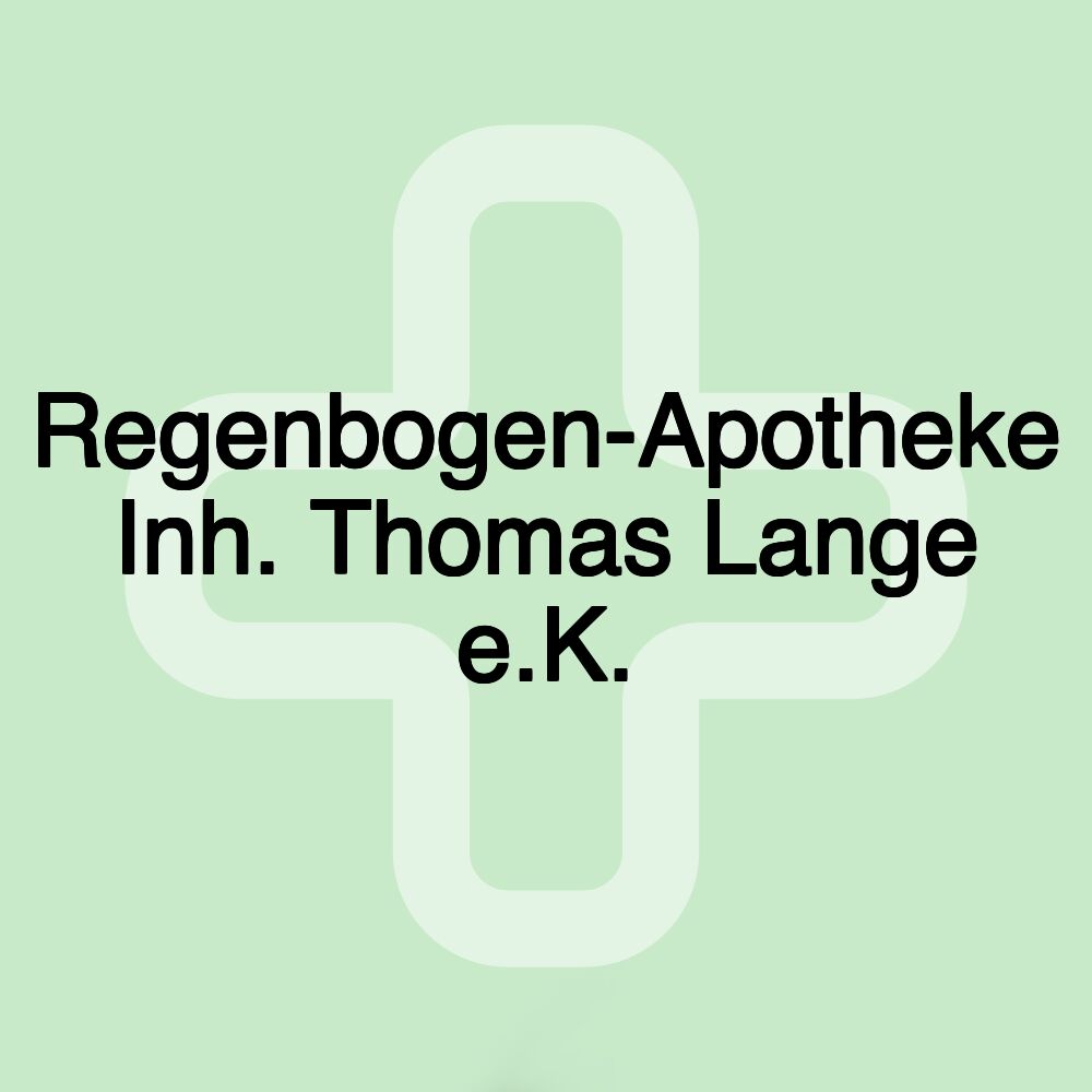 Regenbogen-Apotheke Inh. Thomas Lange e.K.