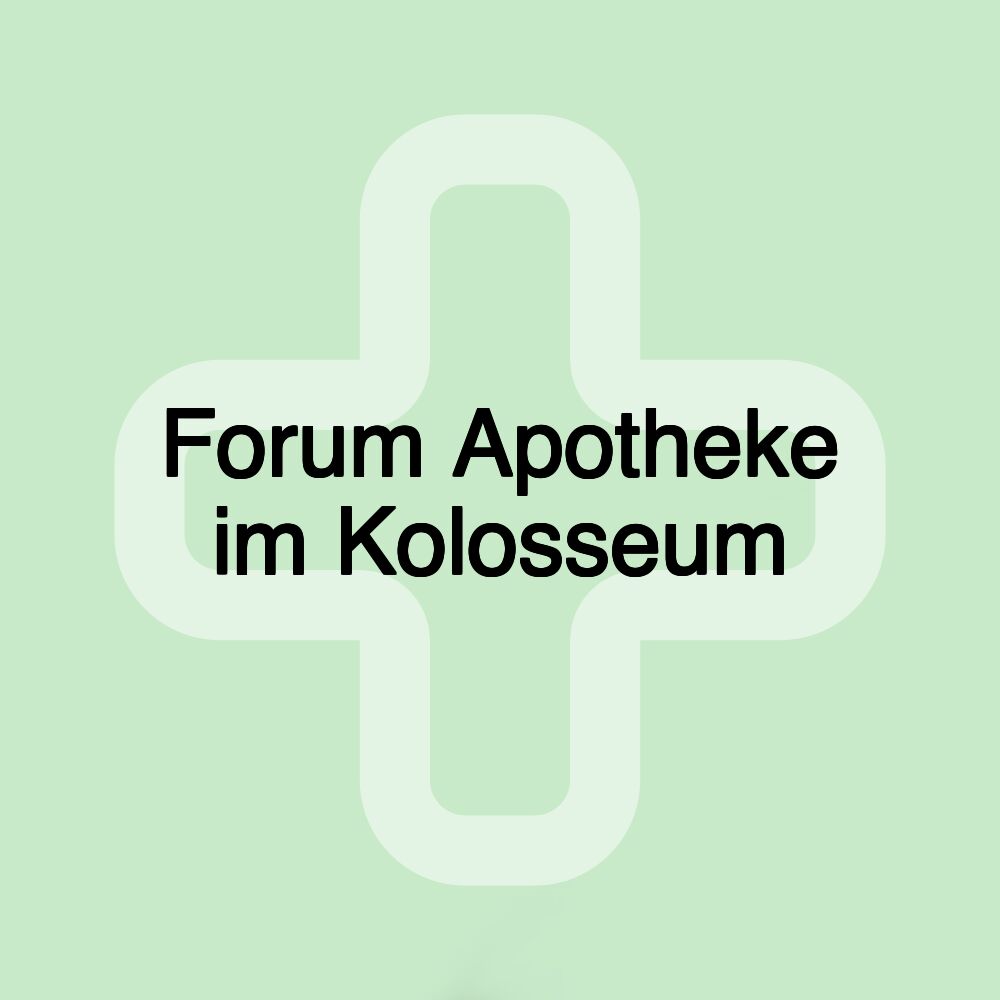 Forum Apotheke im Kolosseum