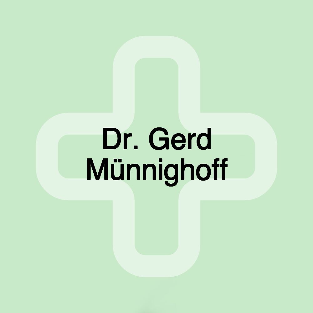 Dr. Gerd Münnighoff