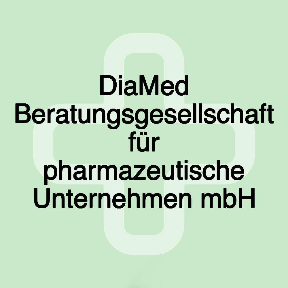 DiaMed Beratungsgesellschaft für pharmazeutische Unternehmen mbH