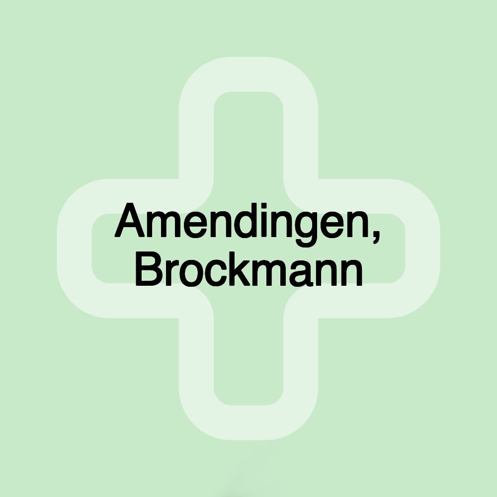 Amendingen, Brockmann