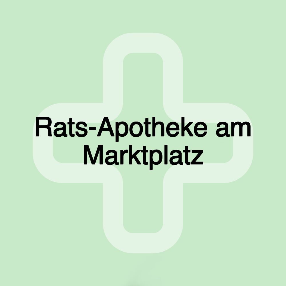 Rats-Apotheke am Marktplatz