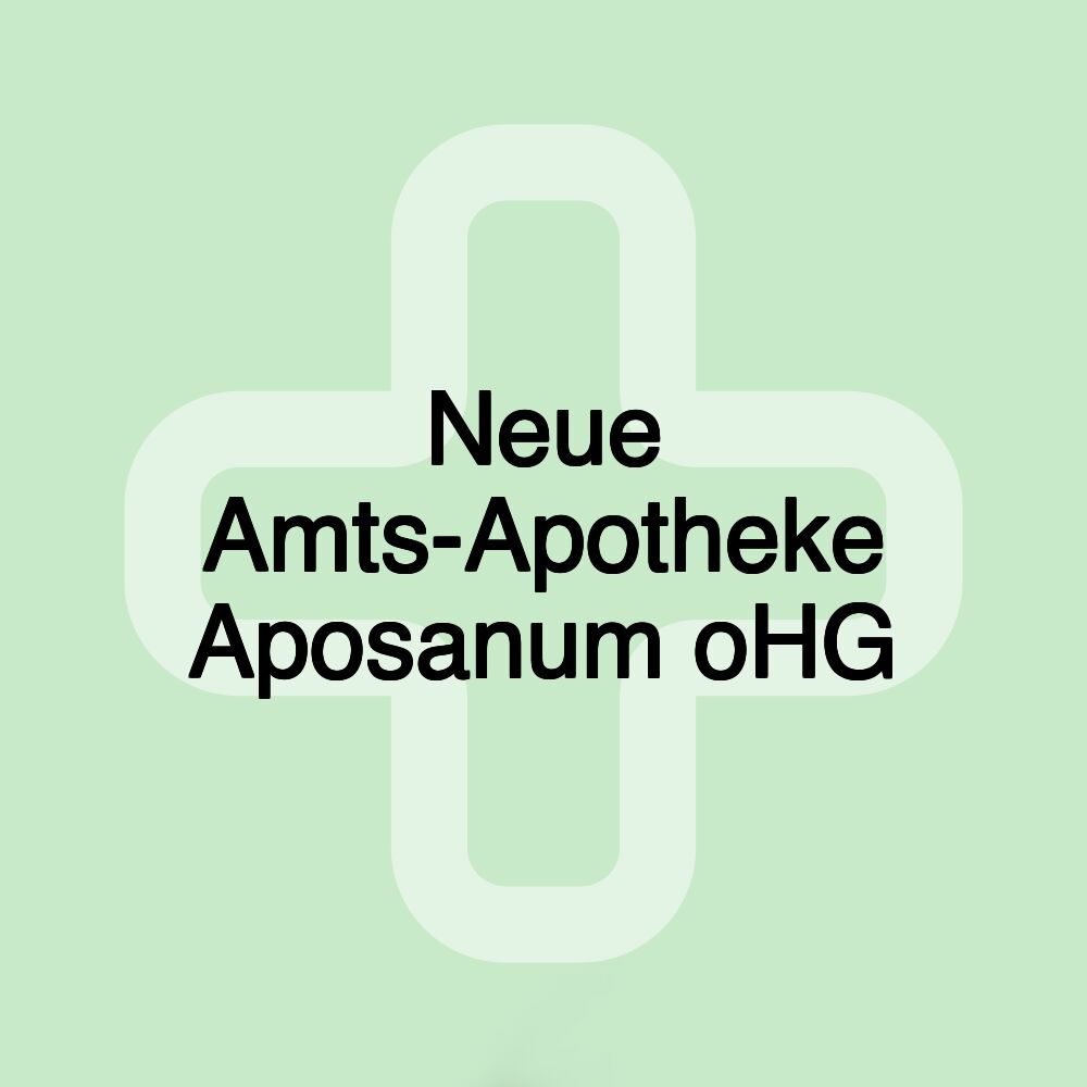 Neue Amts-Apotheke Aposanum oHG