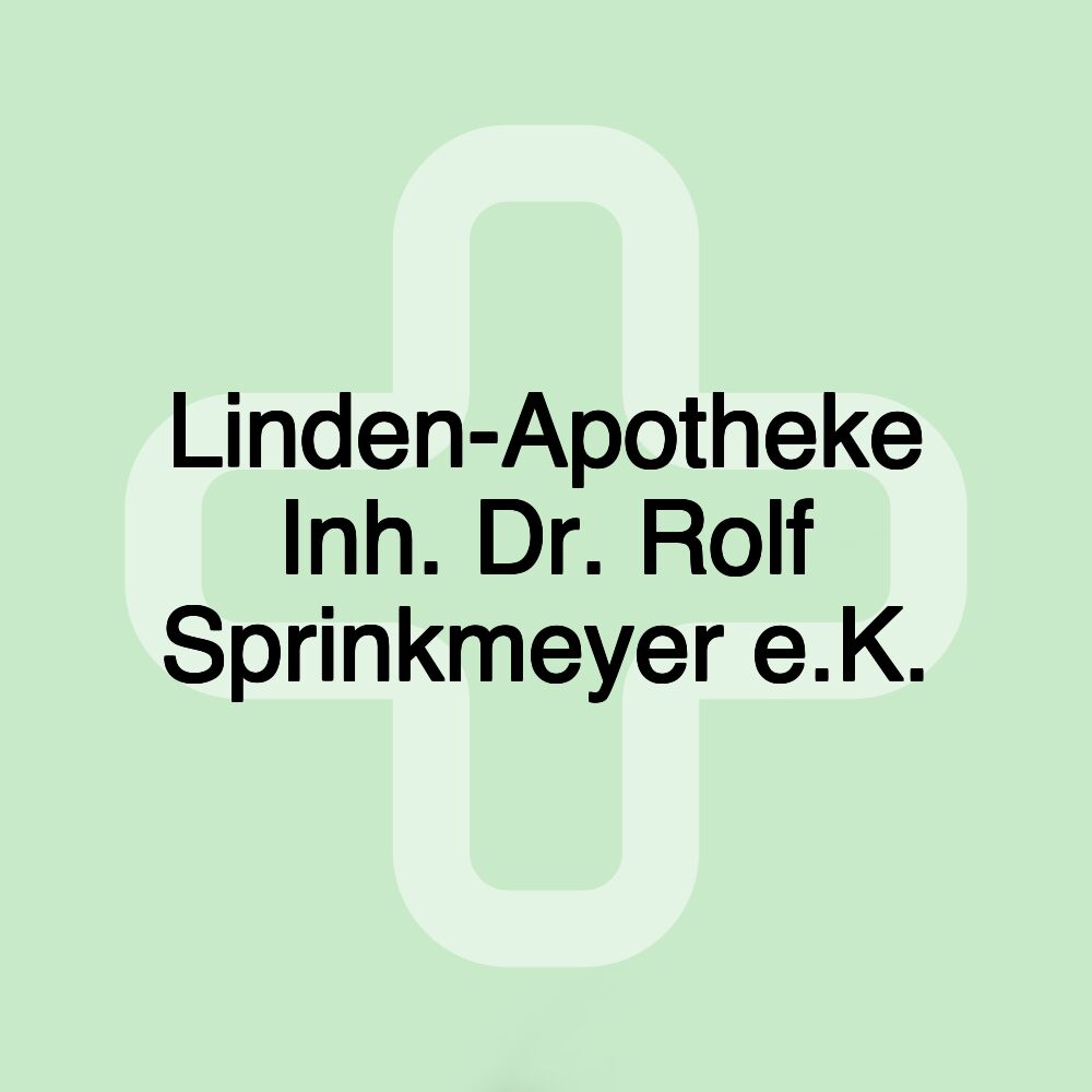 Linden-Apotheke Inh. Dr. Rolf Sprinkmeyer e.K.