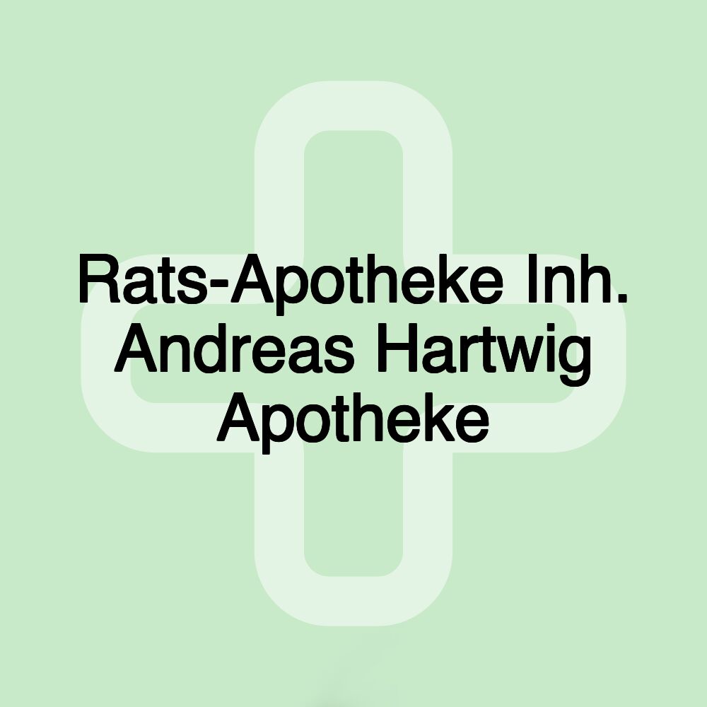 Rats-Apotheke Inh. Andreas Hartwig Apotheke