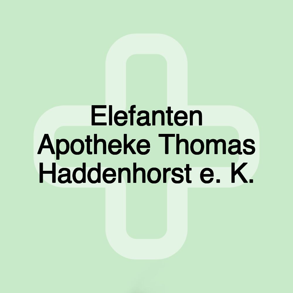 Elefanten Apotheke Thomas Haddenhorst e. K.