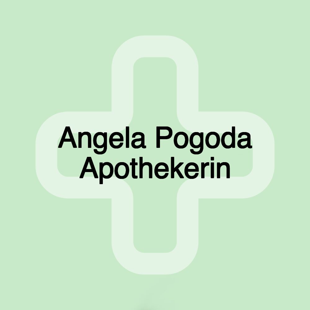 Angela Pogoda Apothekerin