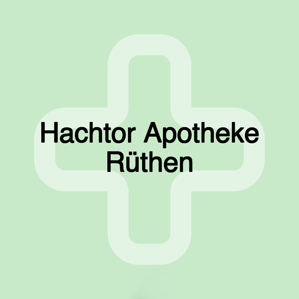 Hachtor Apotheke Rüthen