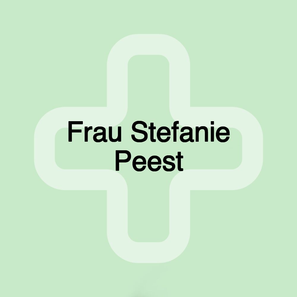 Frau Stefanie Peest