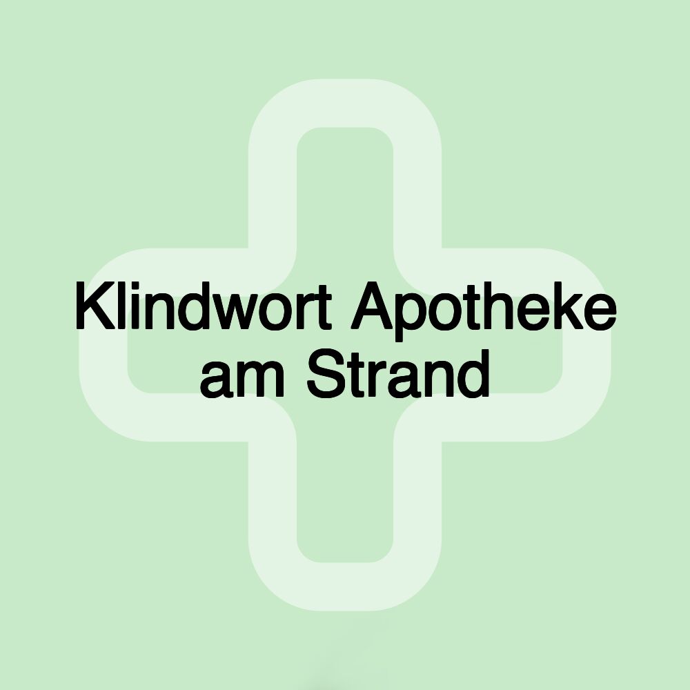 Klindwort Apotheke am Strand