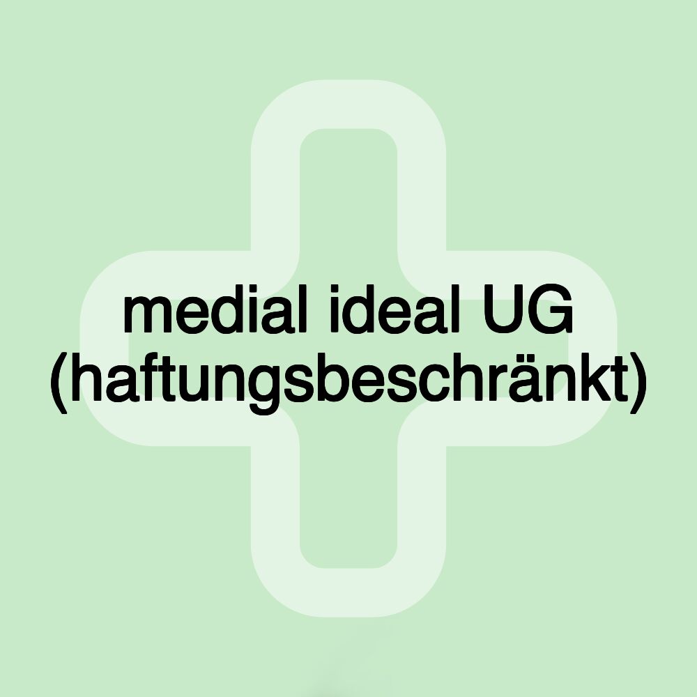 medial ideal UG (haftungsbeschränkt)