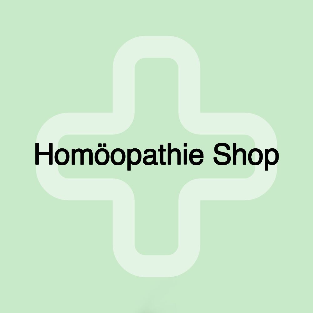 Homöopathie Shop