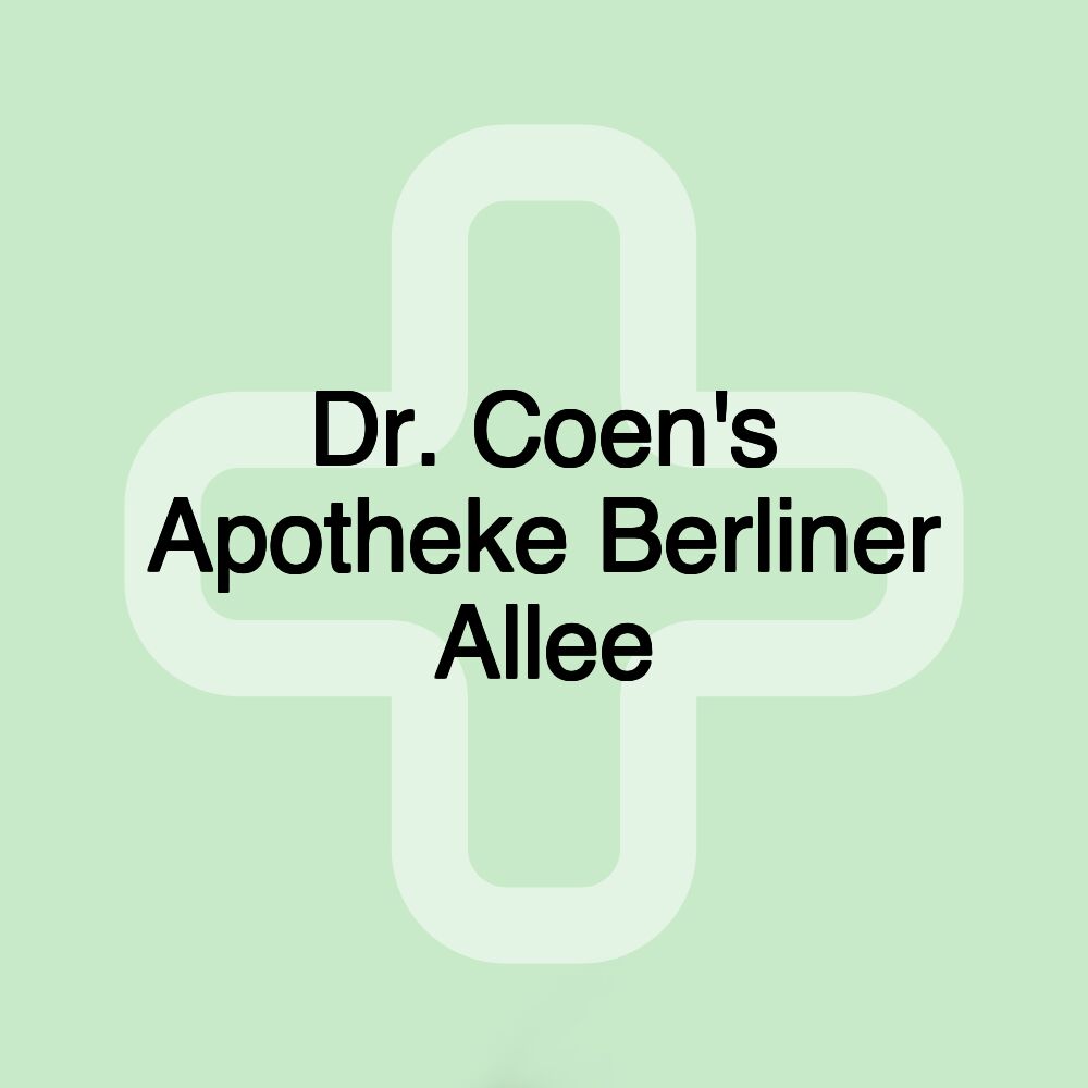 Dr. Coen's Apotheke Berliner Allee