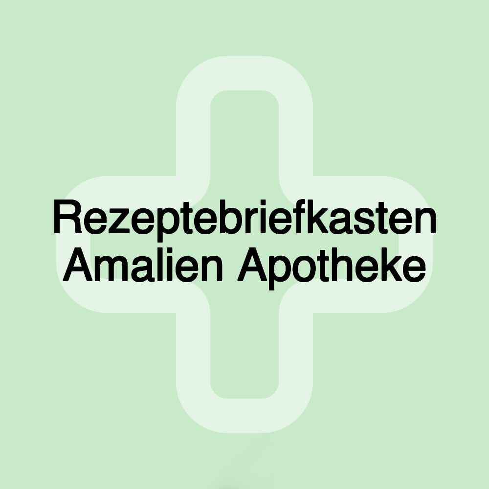 Rezeptebriefkasten Amalien Apotheke