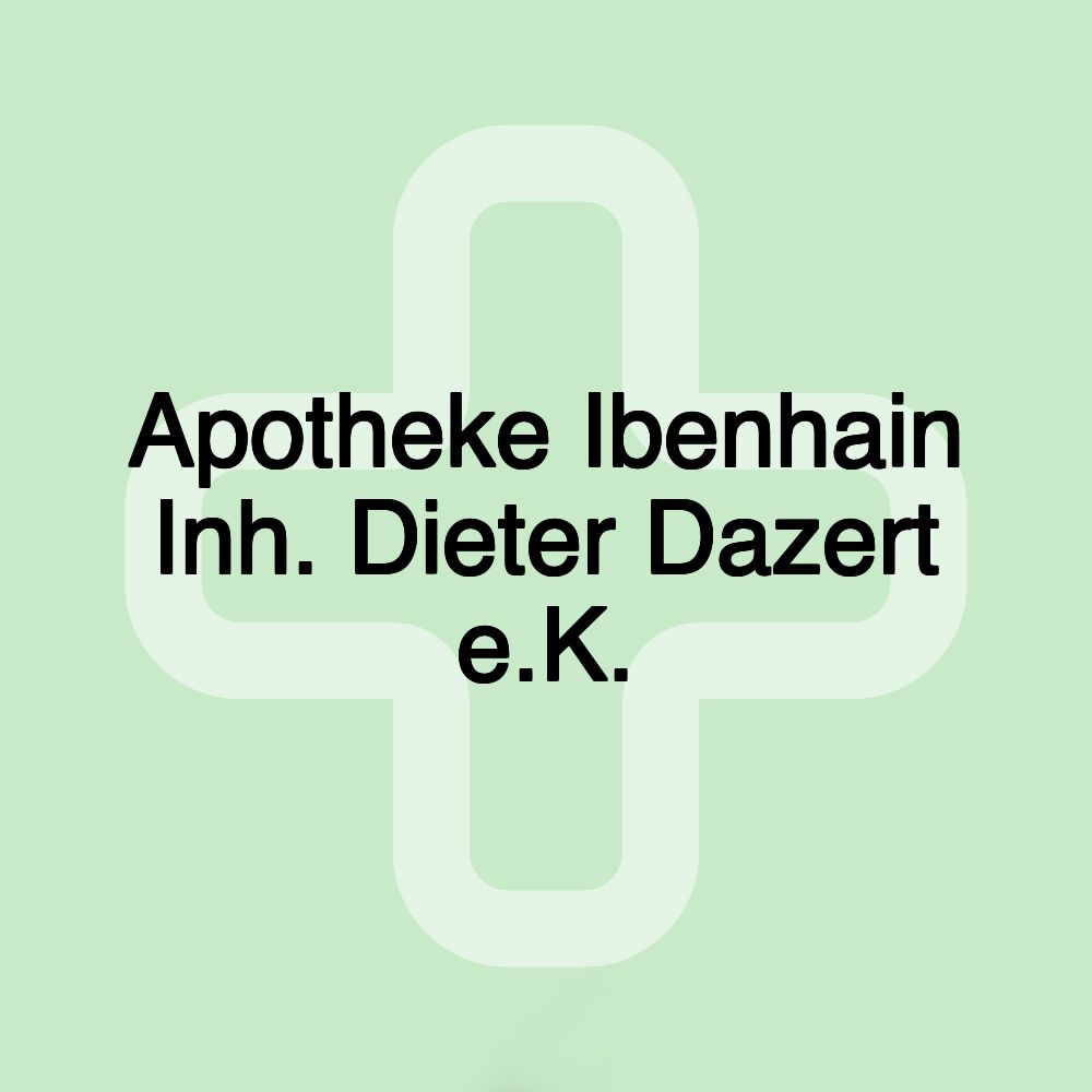 Apotheke Ibenhain Inh. Dieter Dazert e.K.