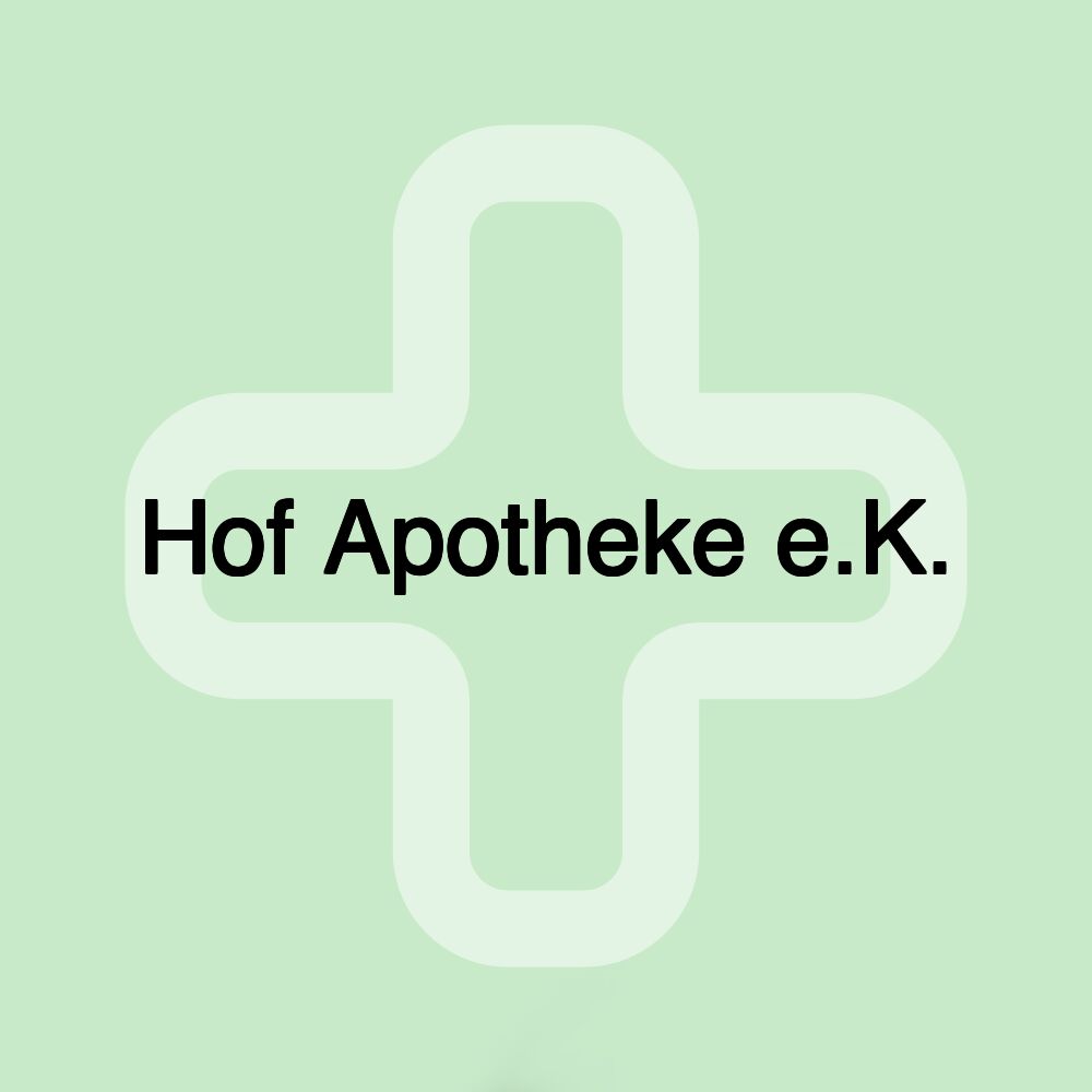 Hof Apotheke e.K.