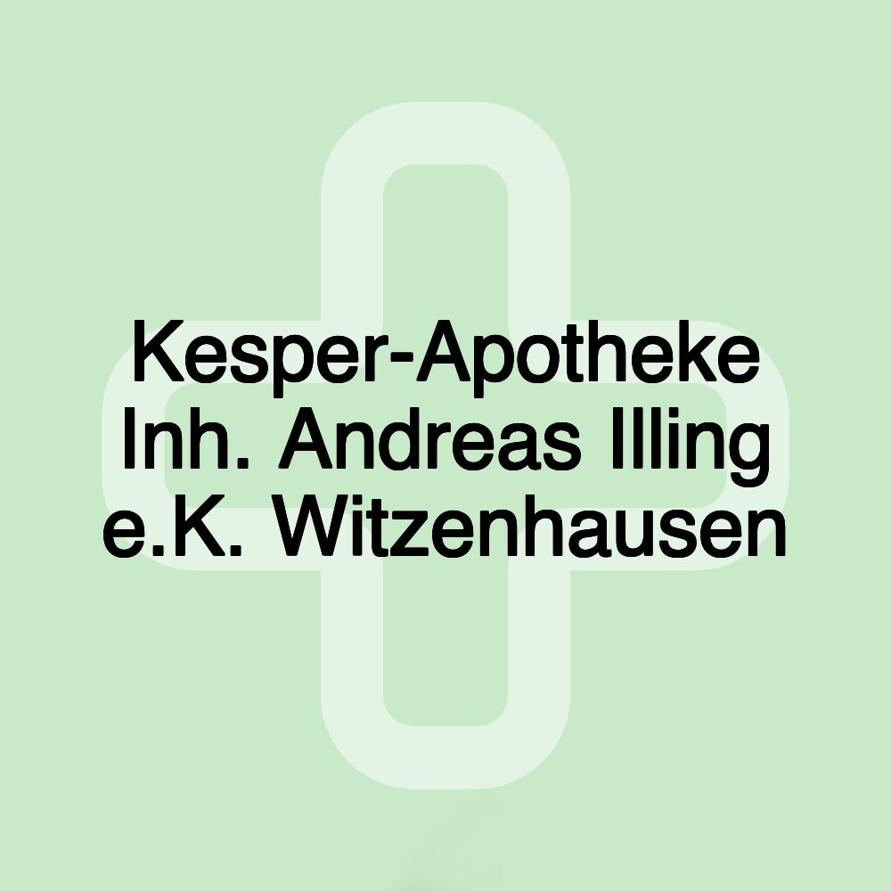 Kesper-Apotheke Inh. Andreas Illing e.K. Witzenhausen