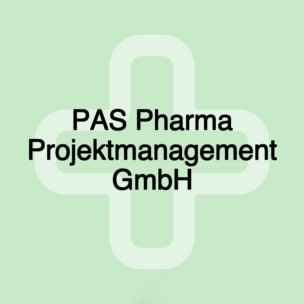 PAS Pharma Projektmanagement GmbH